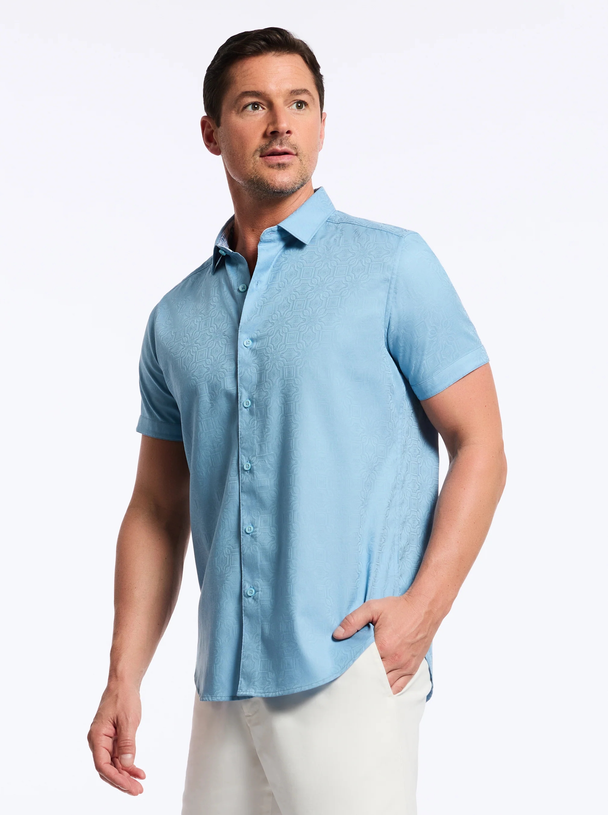 ODYSSEY SHORT SLEEVE BUTTON DOWN SHIRT - Image 6