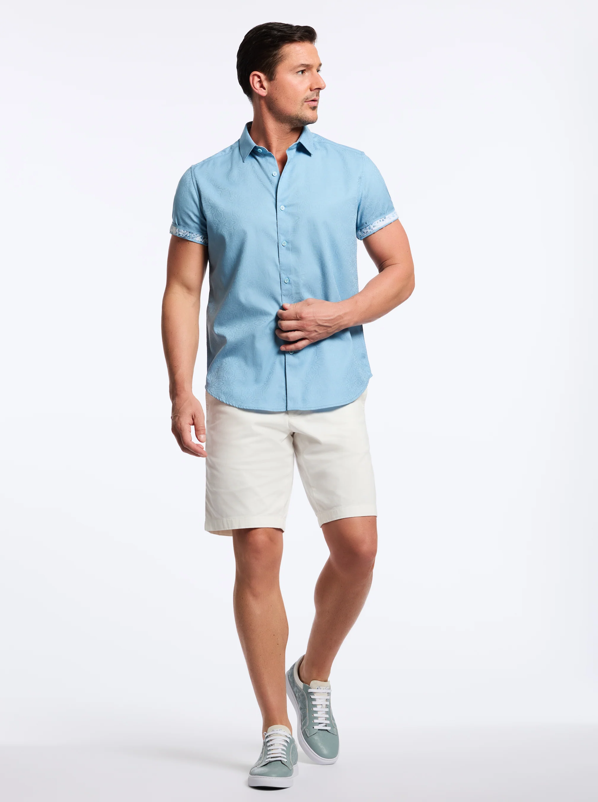 ODYSSEY SHORT SLEEVE BUTTON DOWN SHIRT - Image 8