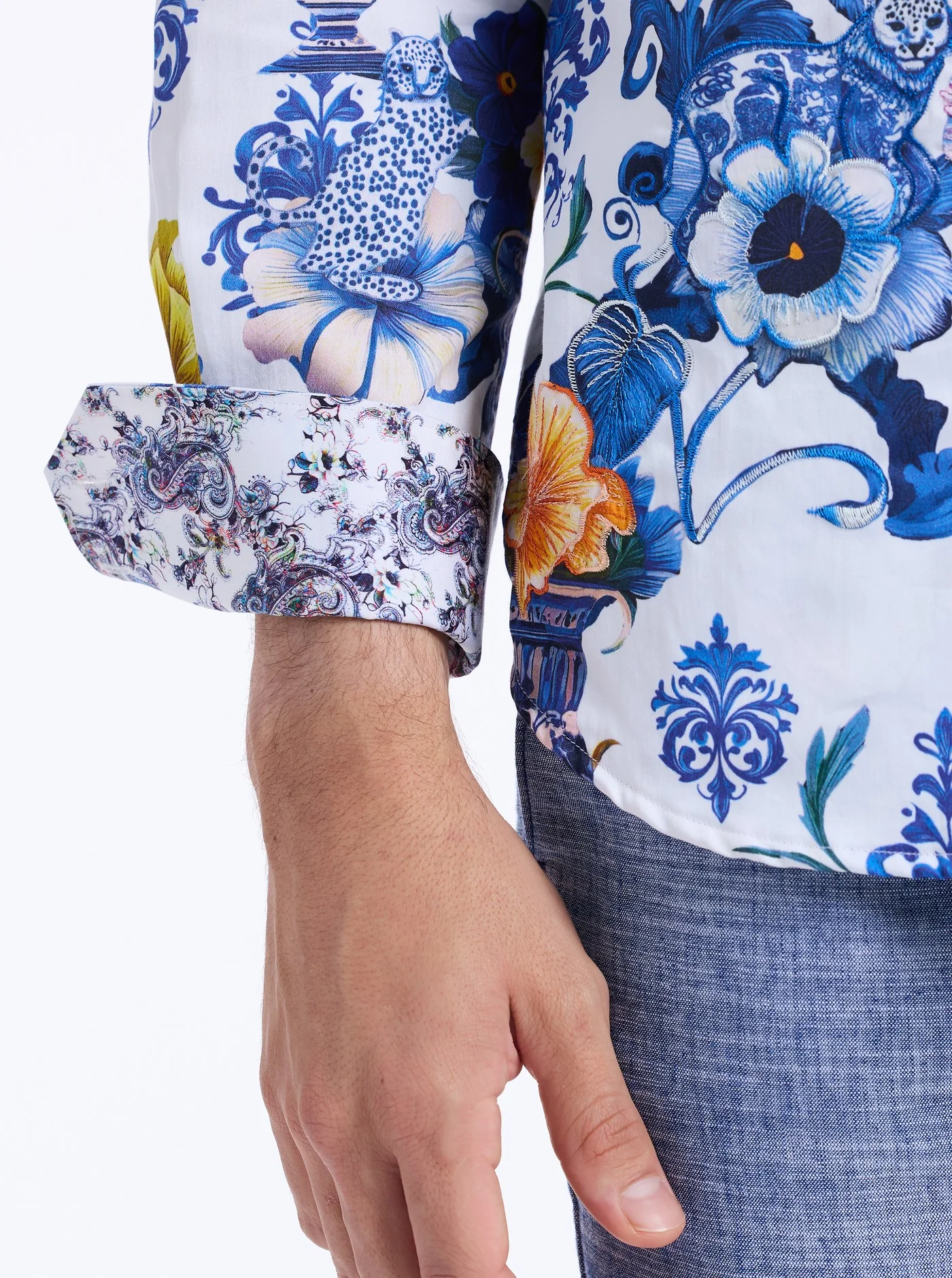 PICCADILLY LONG SLEEVE BUTTON DOWN SHIRT - Image 5