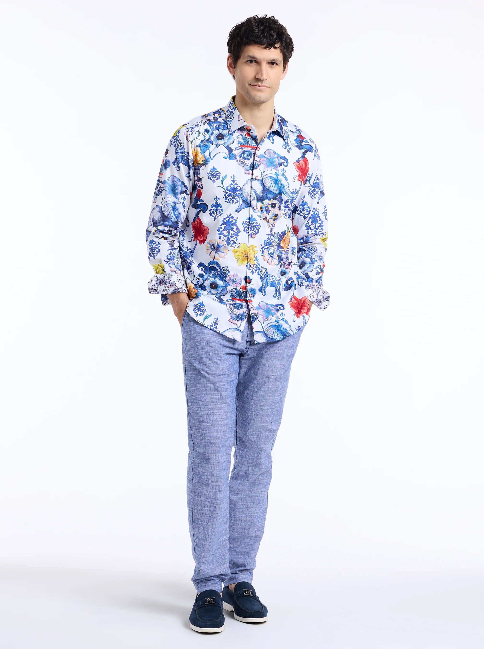 PICCADILLY LONG SLEEVE BUTTON DOWN SHIRT - Image 9