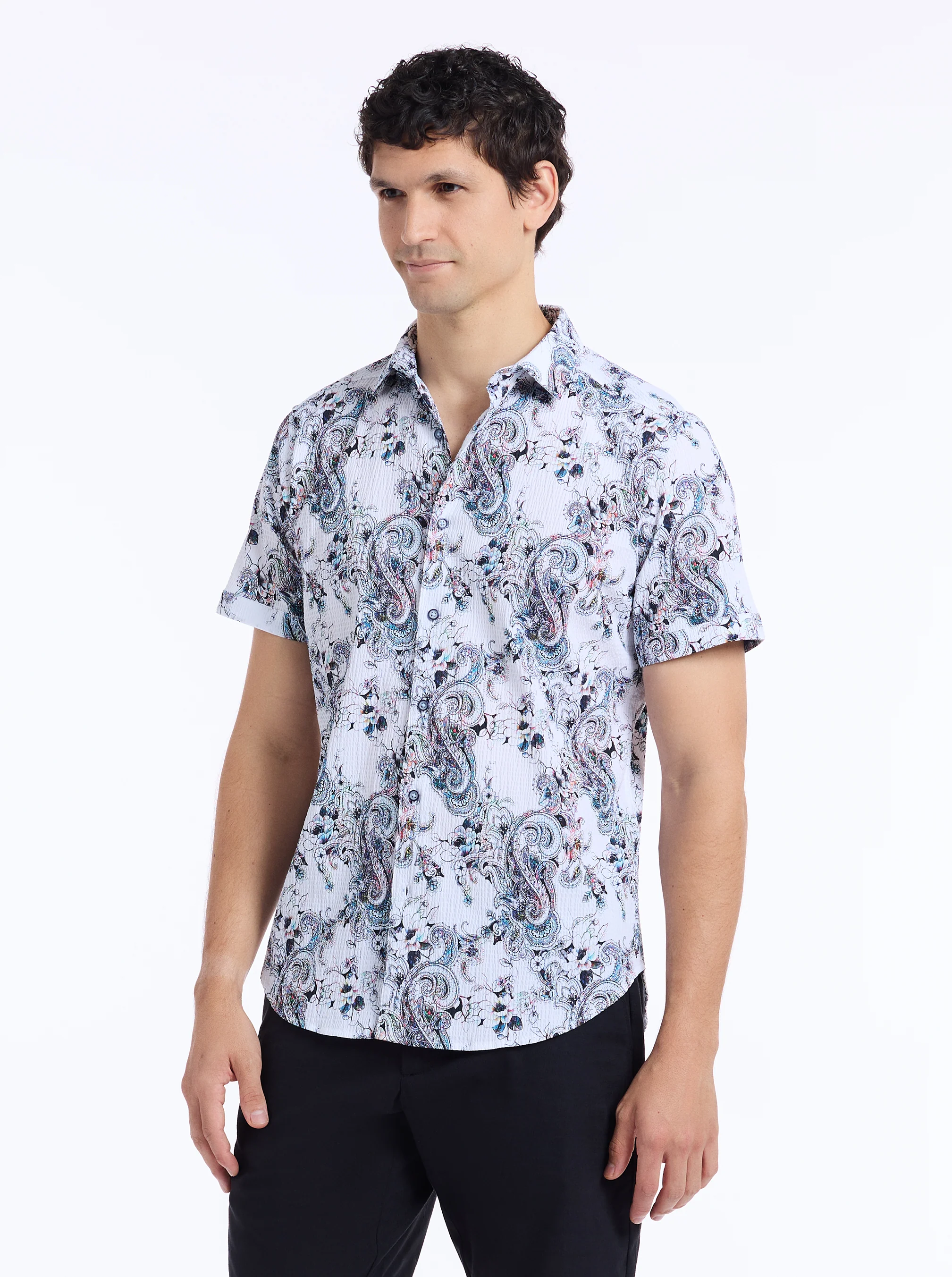 PICKWICK SHORT SLEEVE BUTTON DOWN SHIRT - Image 6