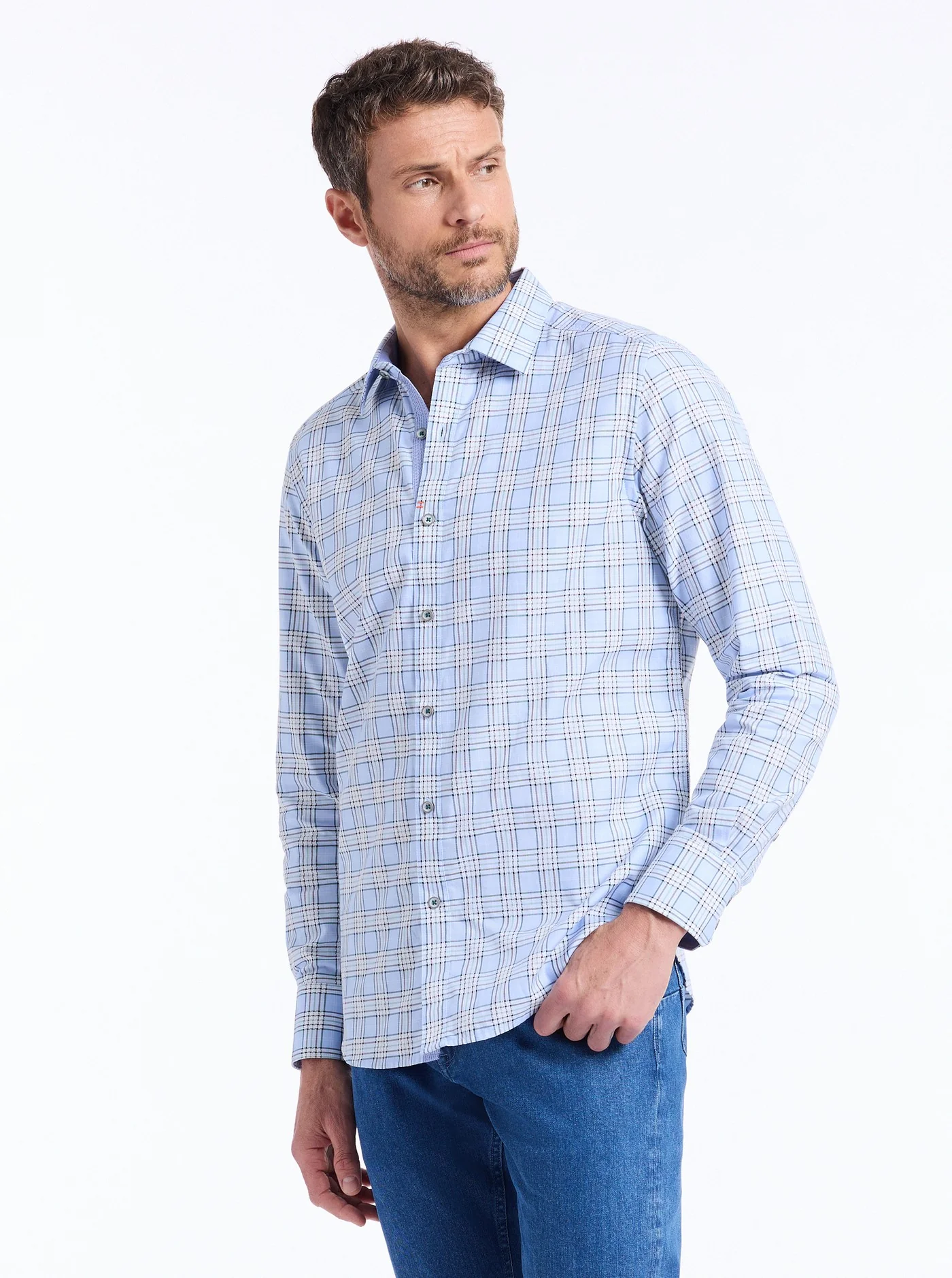 PORTSOKEN LONG SLEEVE BUTTON DOWN SHIRT - Image 6