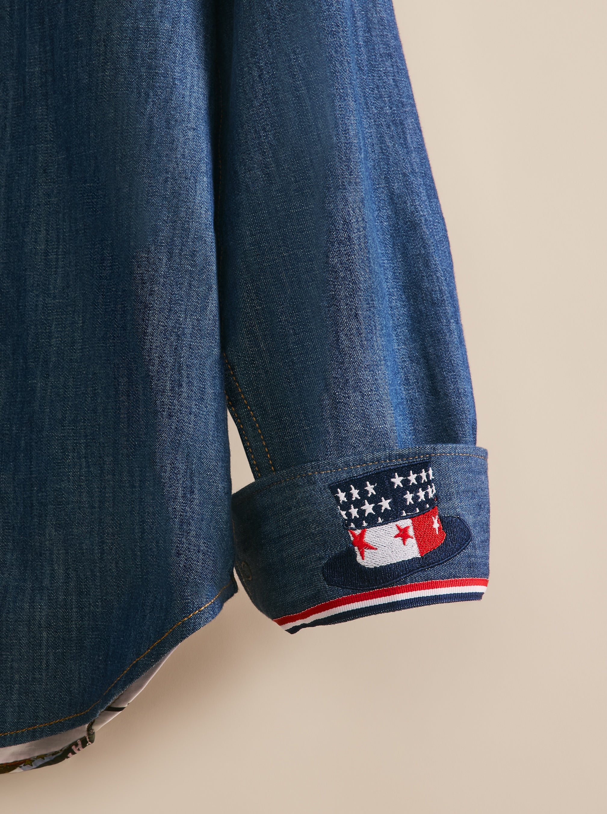 POSTCARDS LONG SLEEVE BUTTON DOWN SHIRT - Image 5