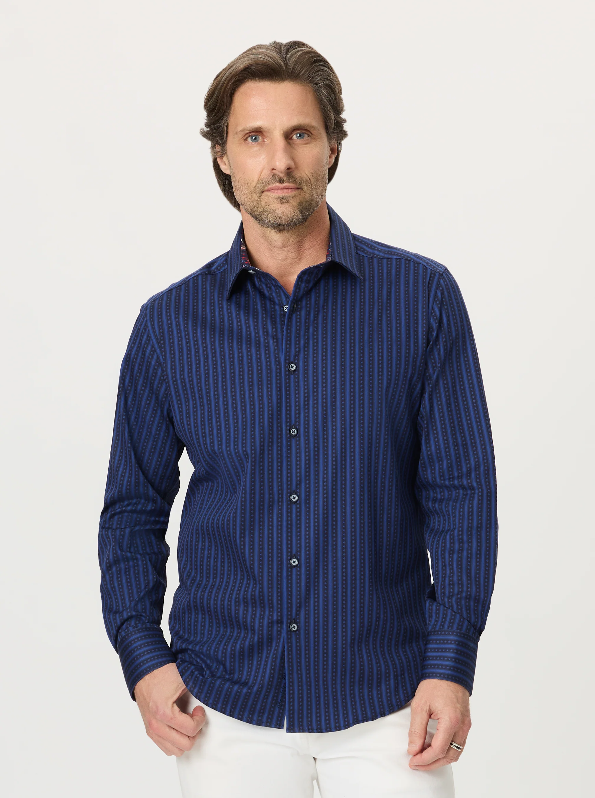 QUIET GLORY LONG SLEEVE BUTTON DOWN SHIRT - Image 2