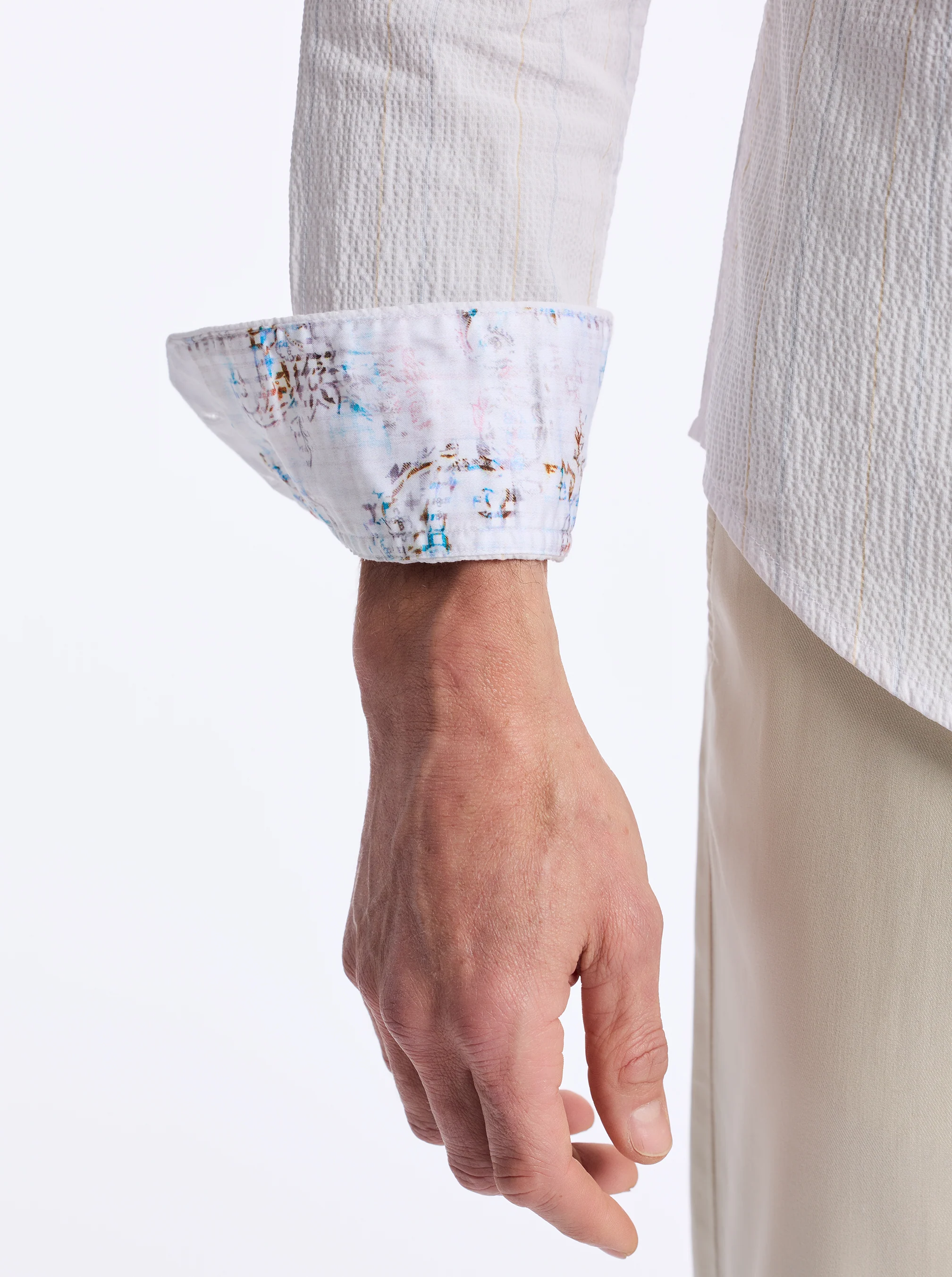 REABROOK LONG SLEEVE BUTTON DOWN SHIRT - Image 4