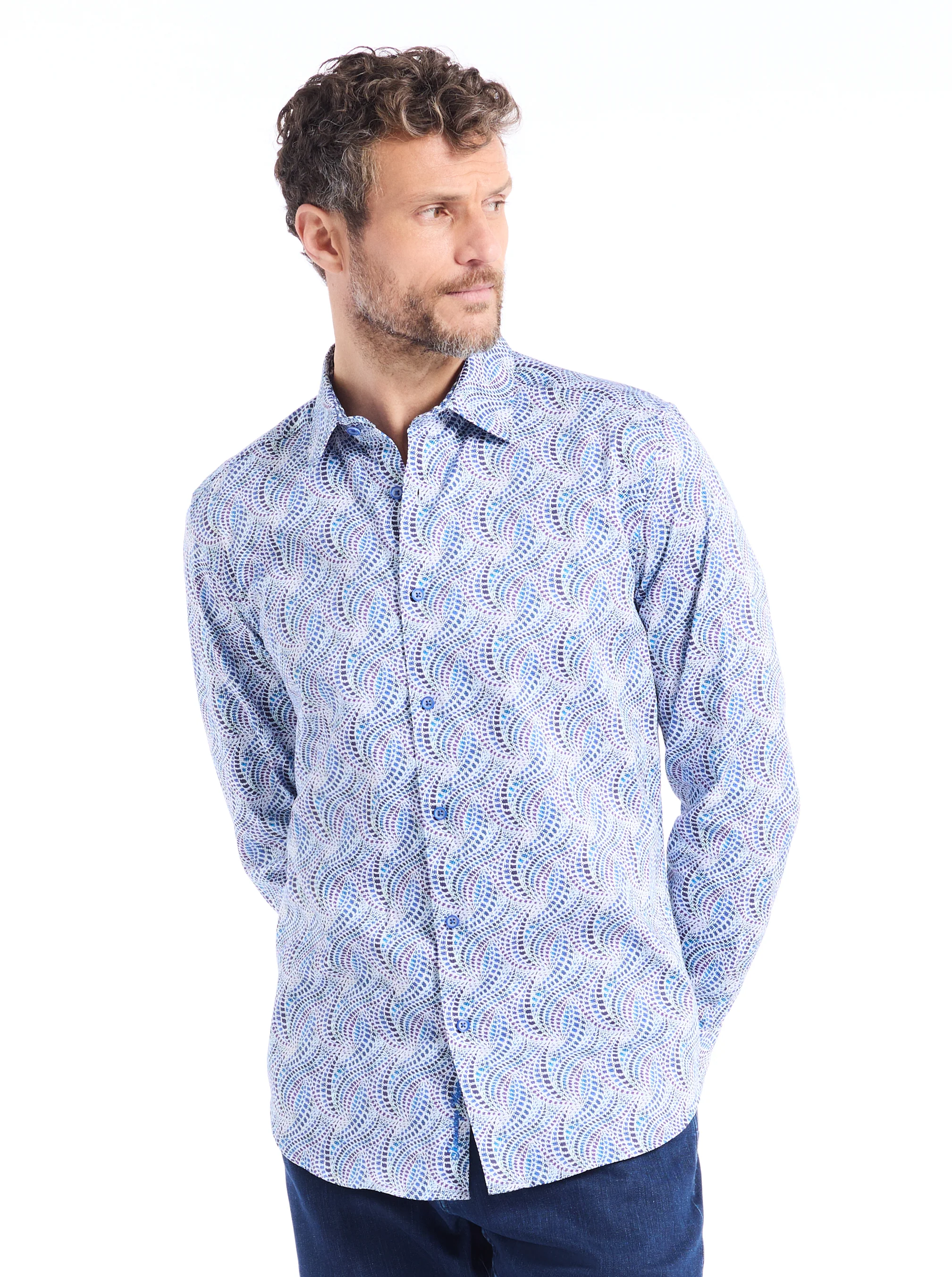 RYTHERS LONG SLEEVE BUTTON DOWN SHIRT - Image 5
