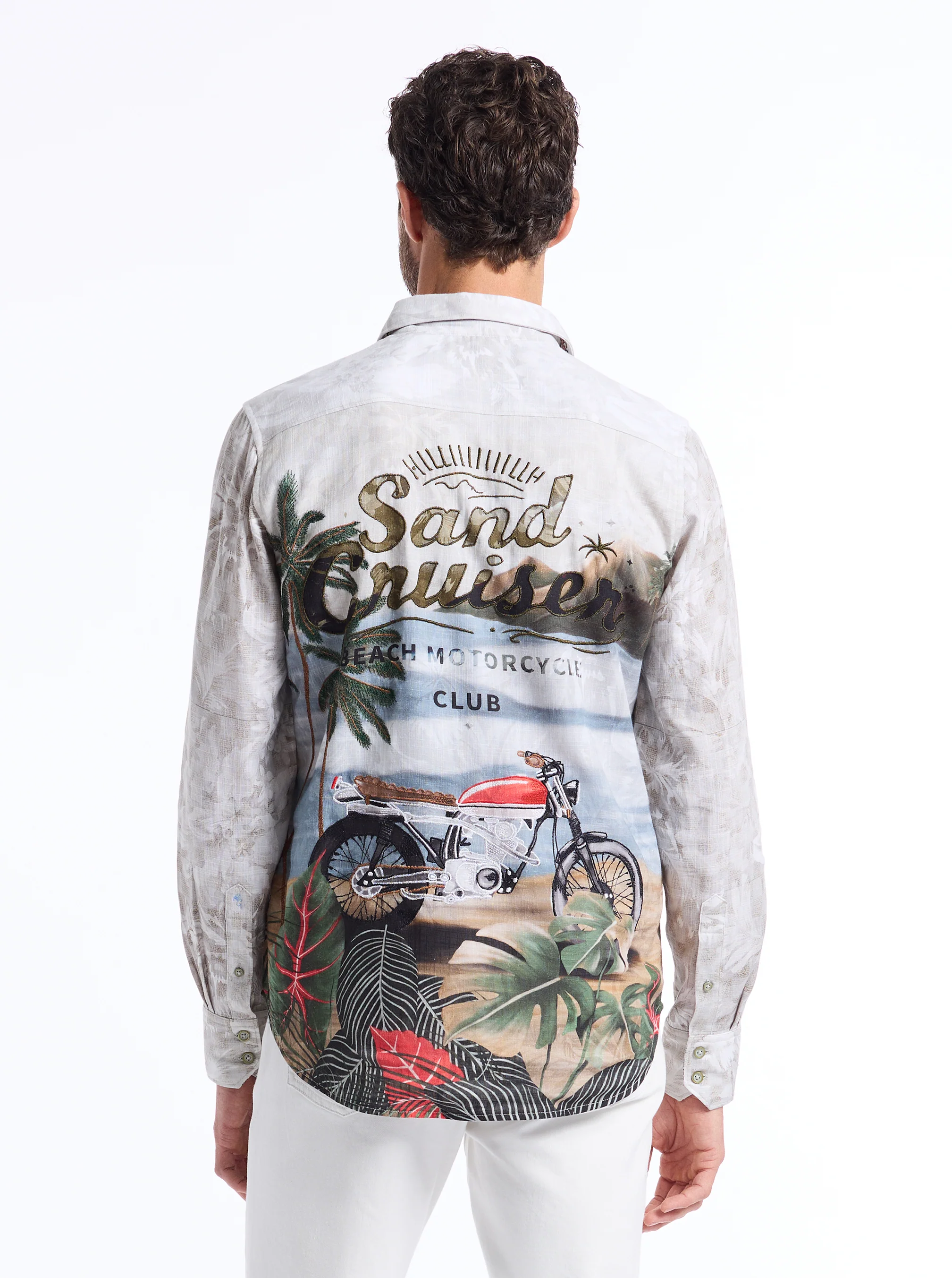 SAND CRUISER LONG SLEEVE BUTTON DOWN SHIRT - Image 3