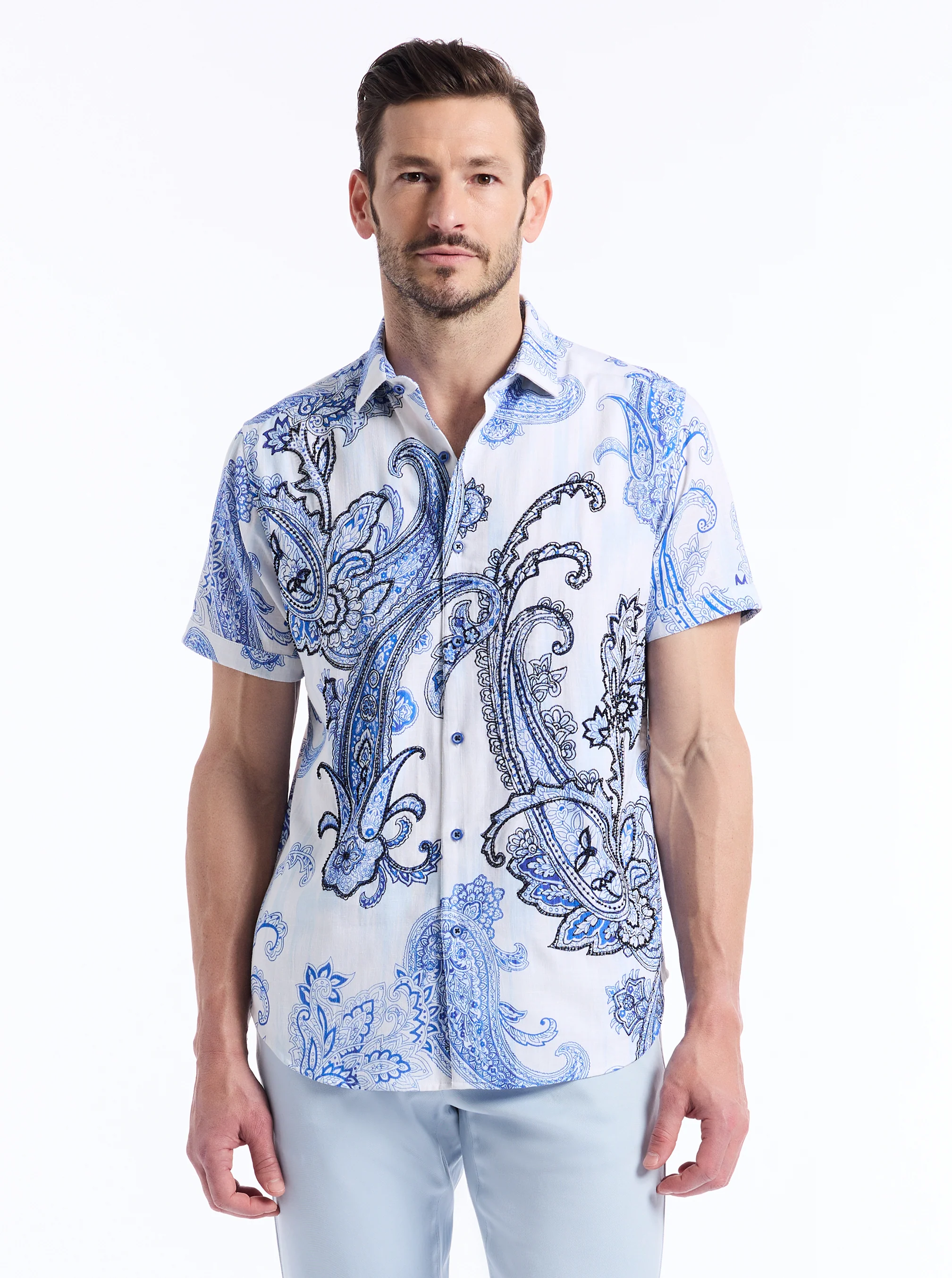 SPENSER SHORT SLEEVE BUTTON DOWN SHIRT - Image 2