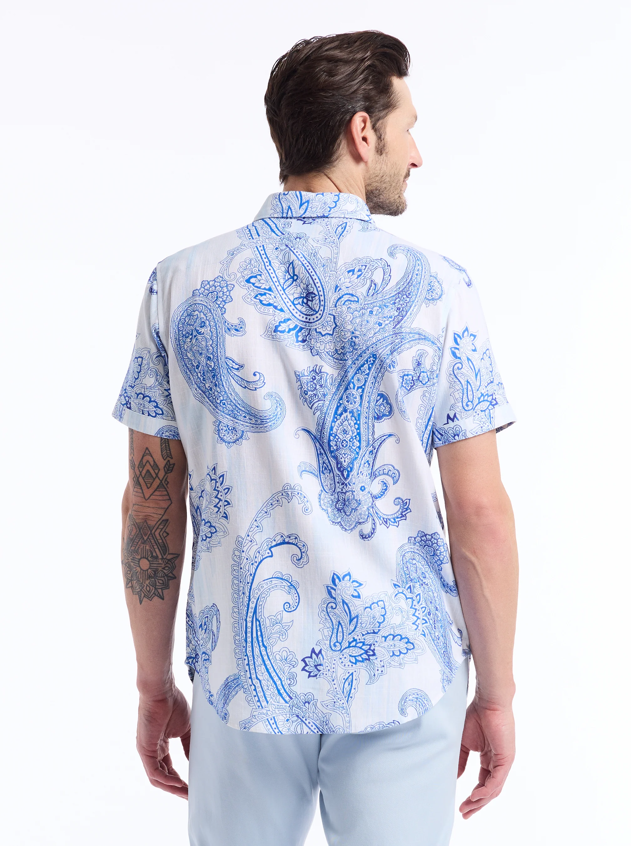 SPENSER SHORT SLEEVE BUTTON DOWN SHIRT - Image 6