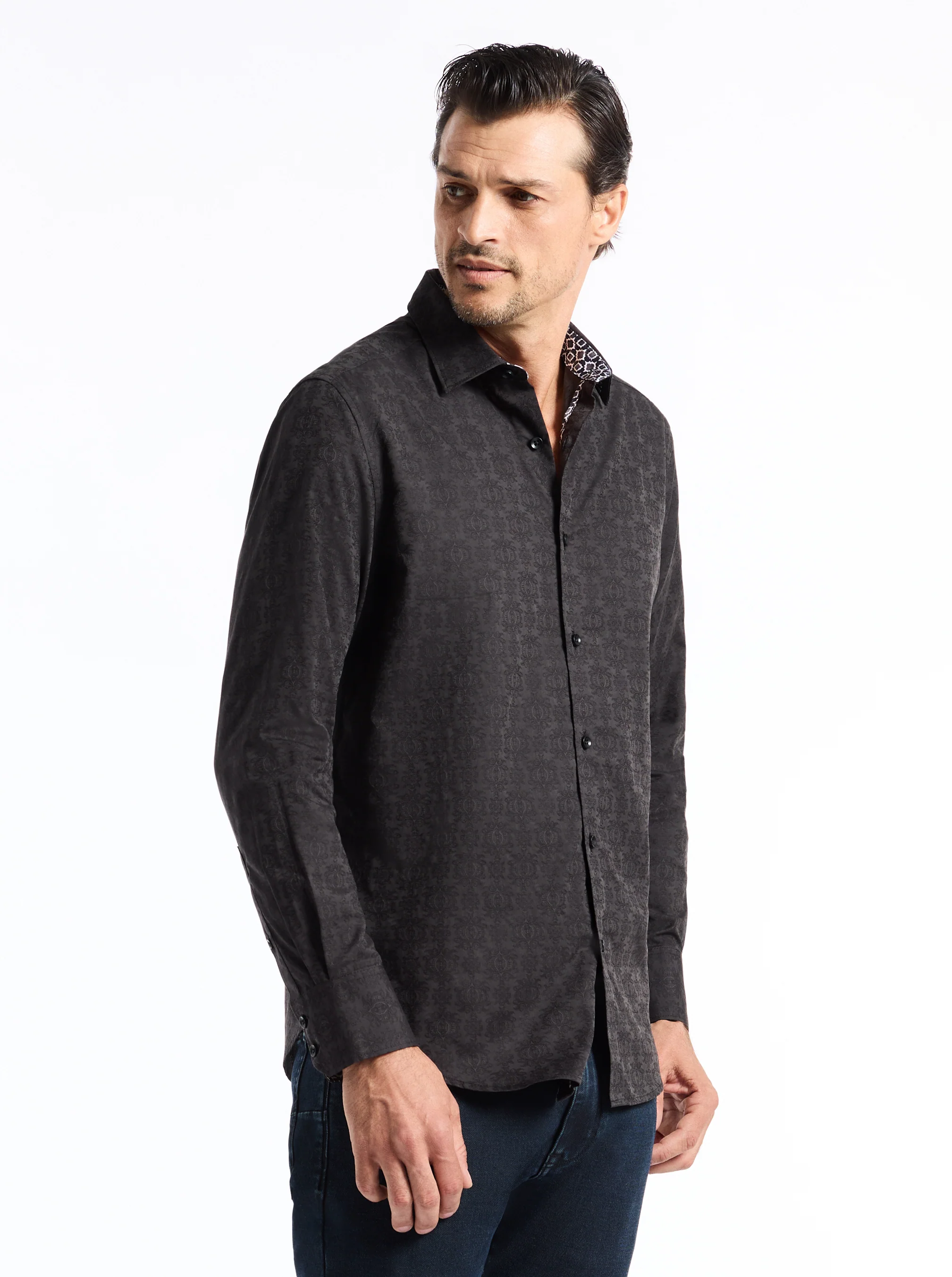 STELLMAN LONG SLEEVE BUTTON DOWN SHIRT - Image 4