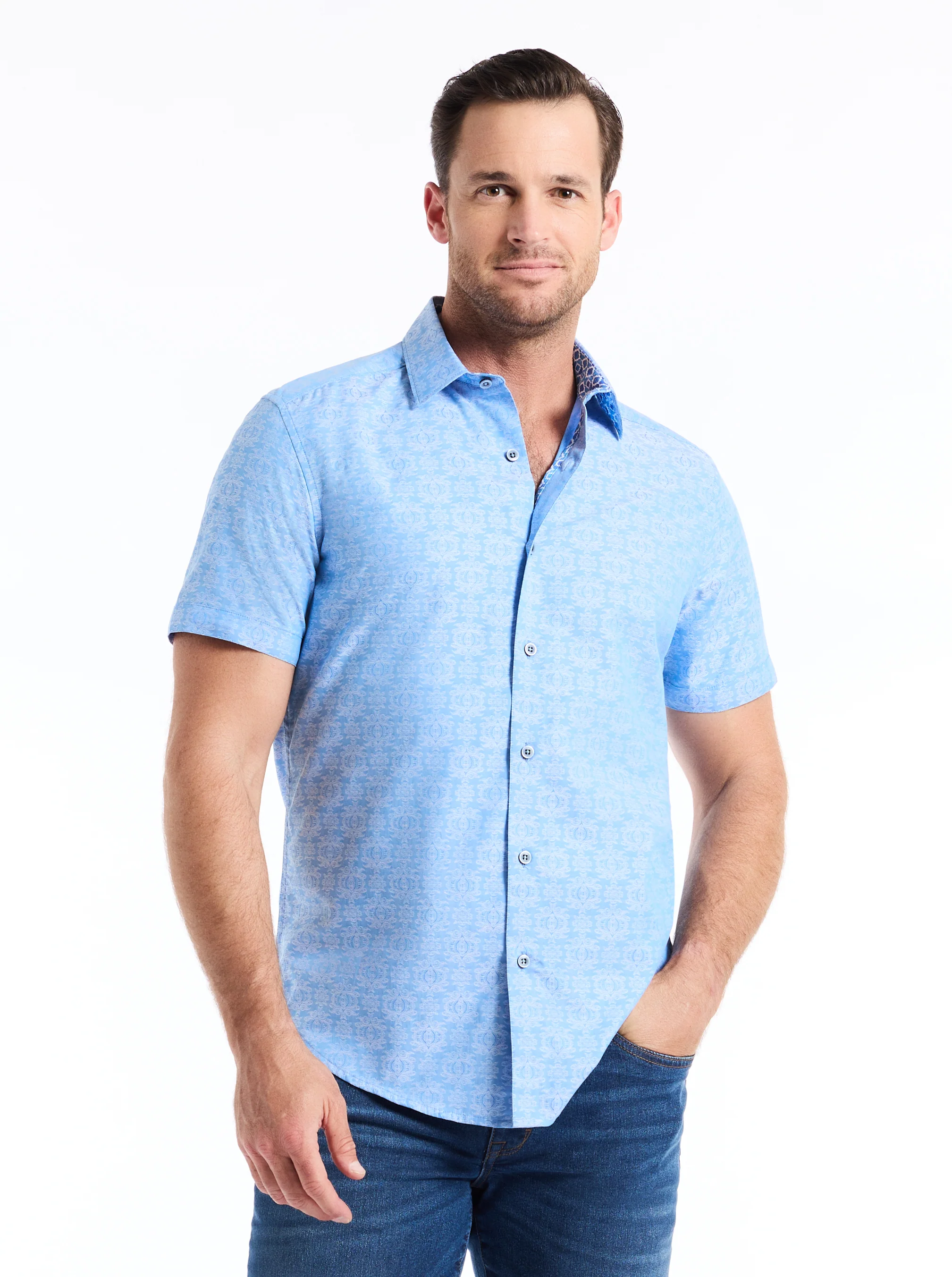 STELLMAN SHORT SLEEVE BUTTON DOWN SHIRT