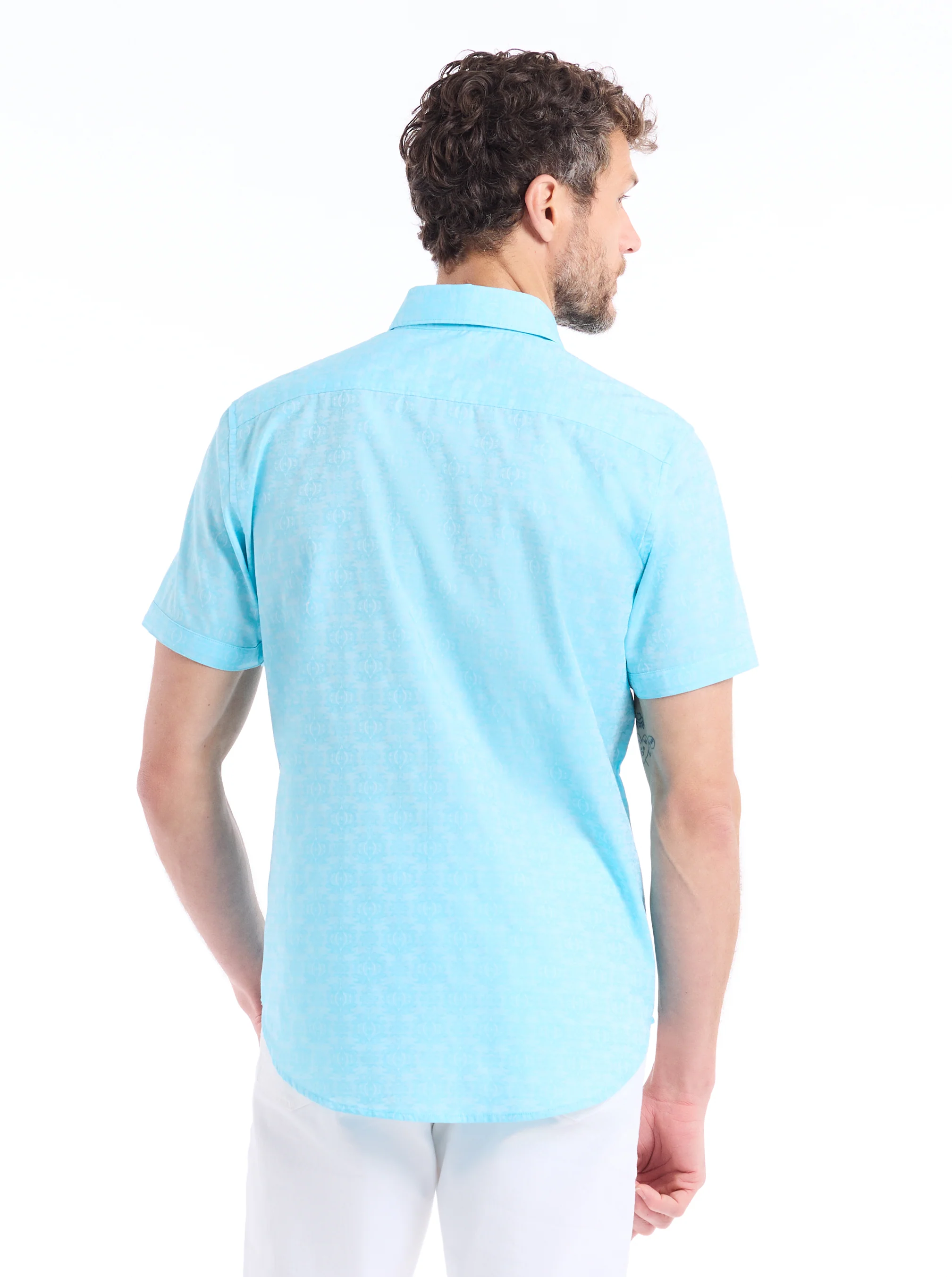 STELLMAN SHORT SLEEVE BUTTON DOWN SHIRT - Image 4