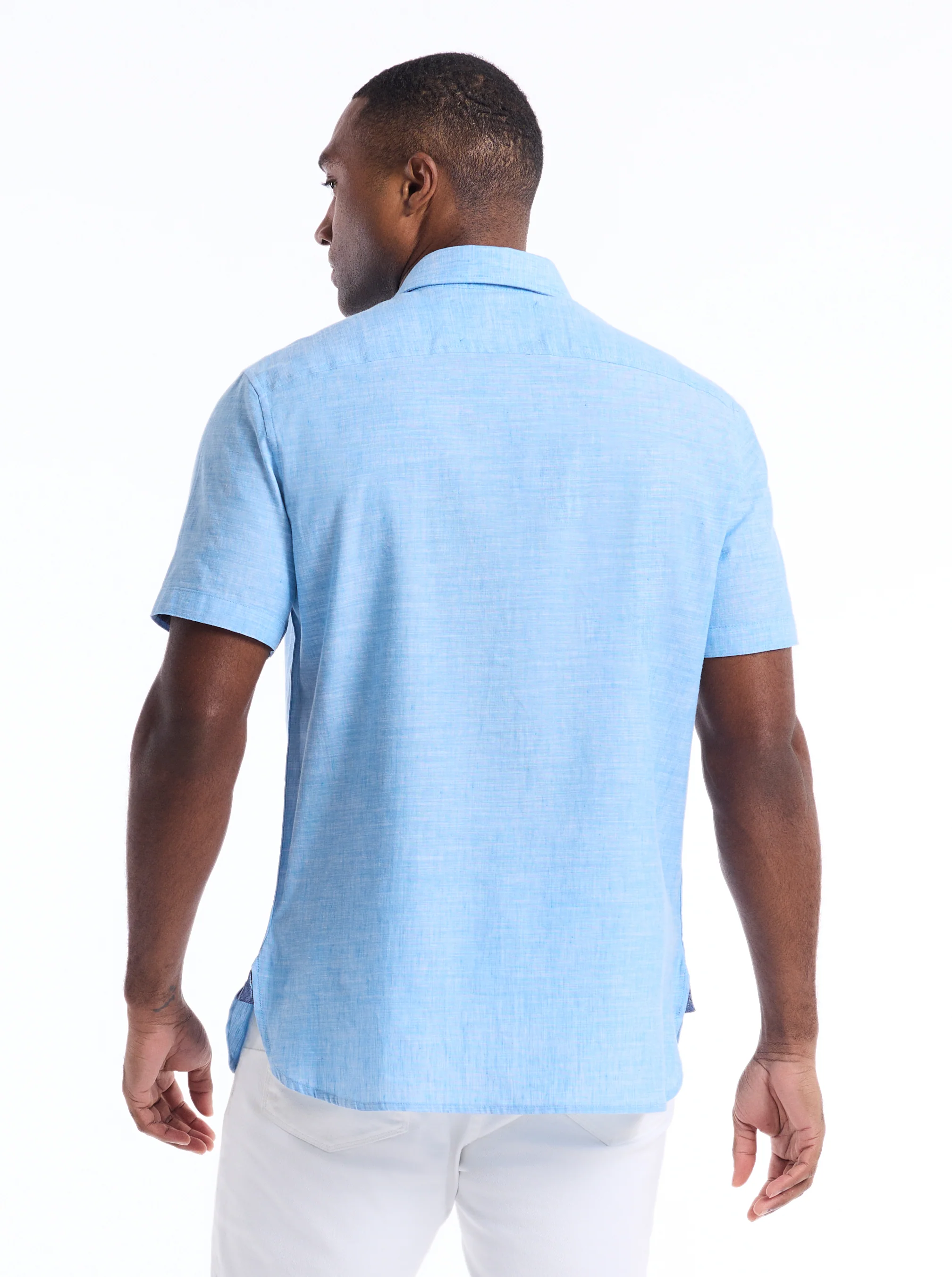 SUTTON SHORT SLEEVE BUTTON DOWN SHIRT - Image 3