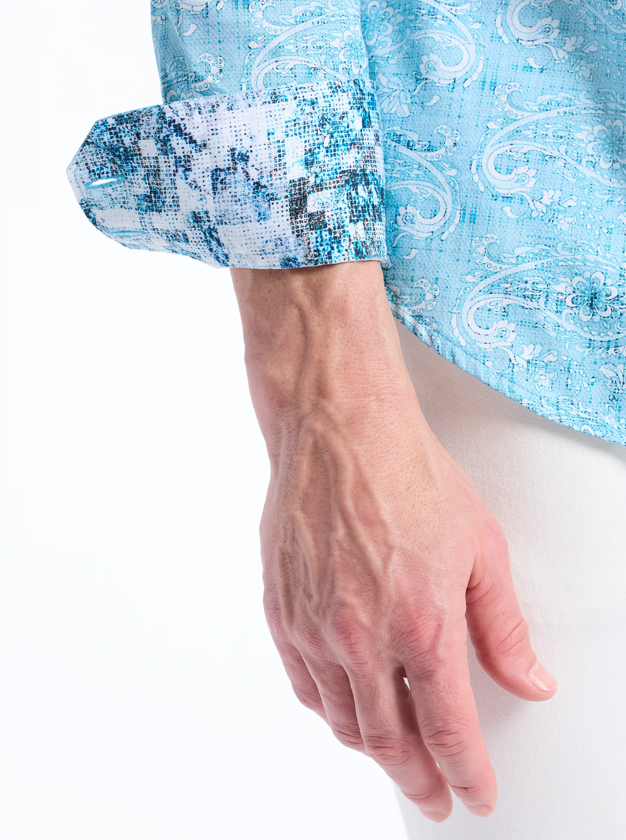 TOWAN LONG SLEEVE BUTTON DOWN SHIRT - Image 4