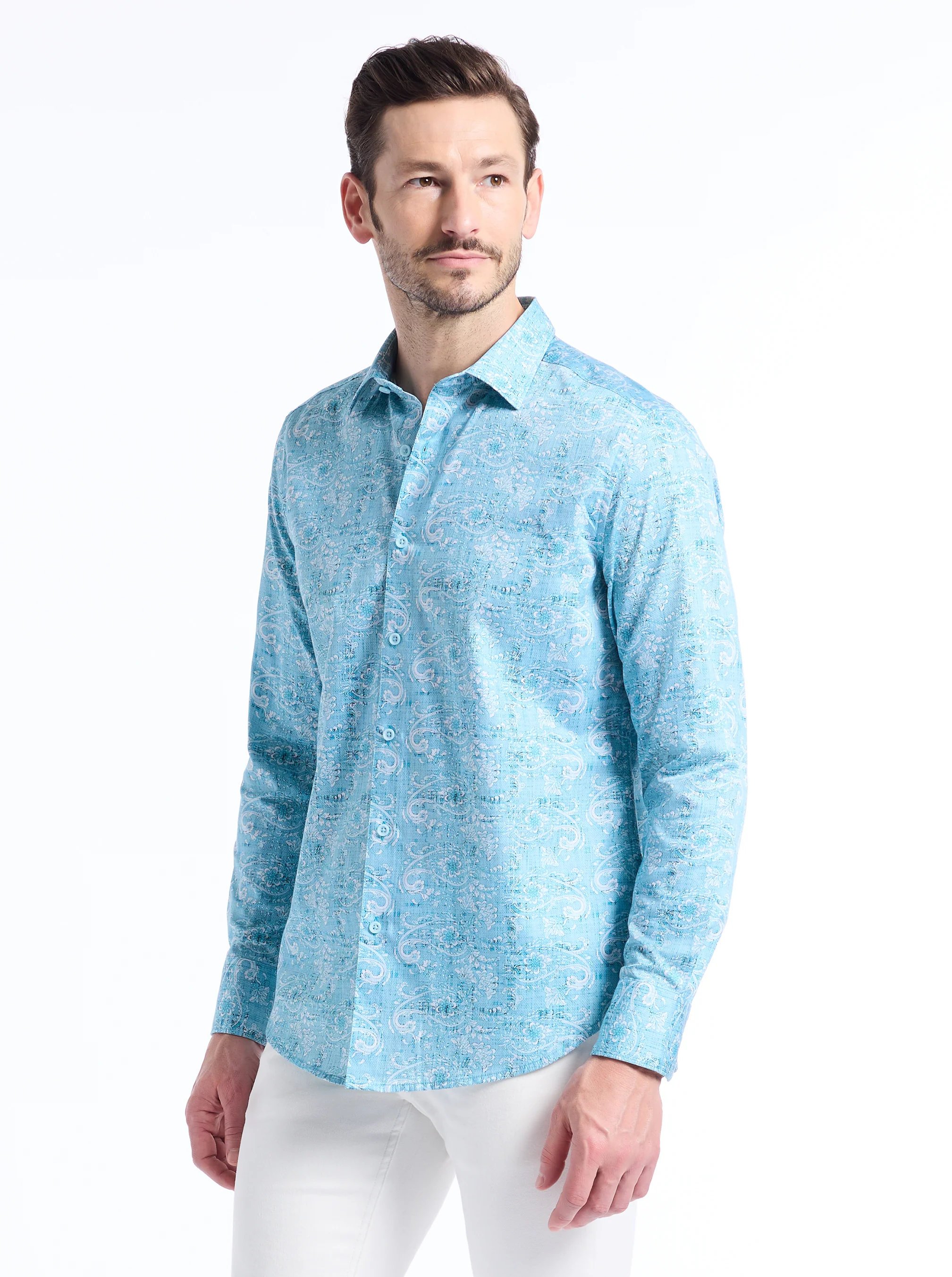 TOWAN LONG SLEEVE BUTTON DOWN SHIRT - Image 6