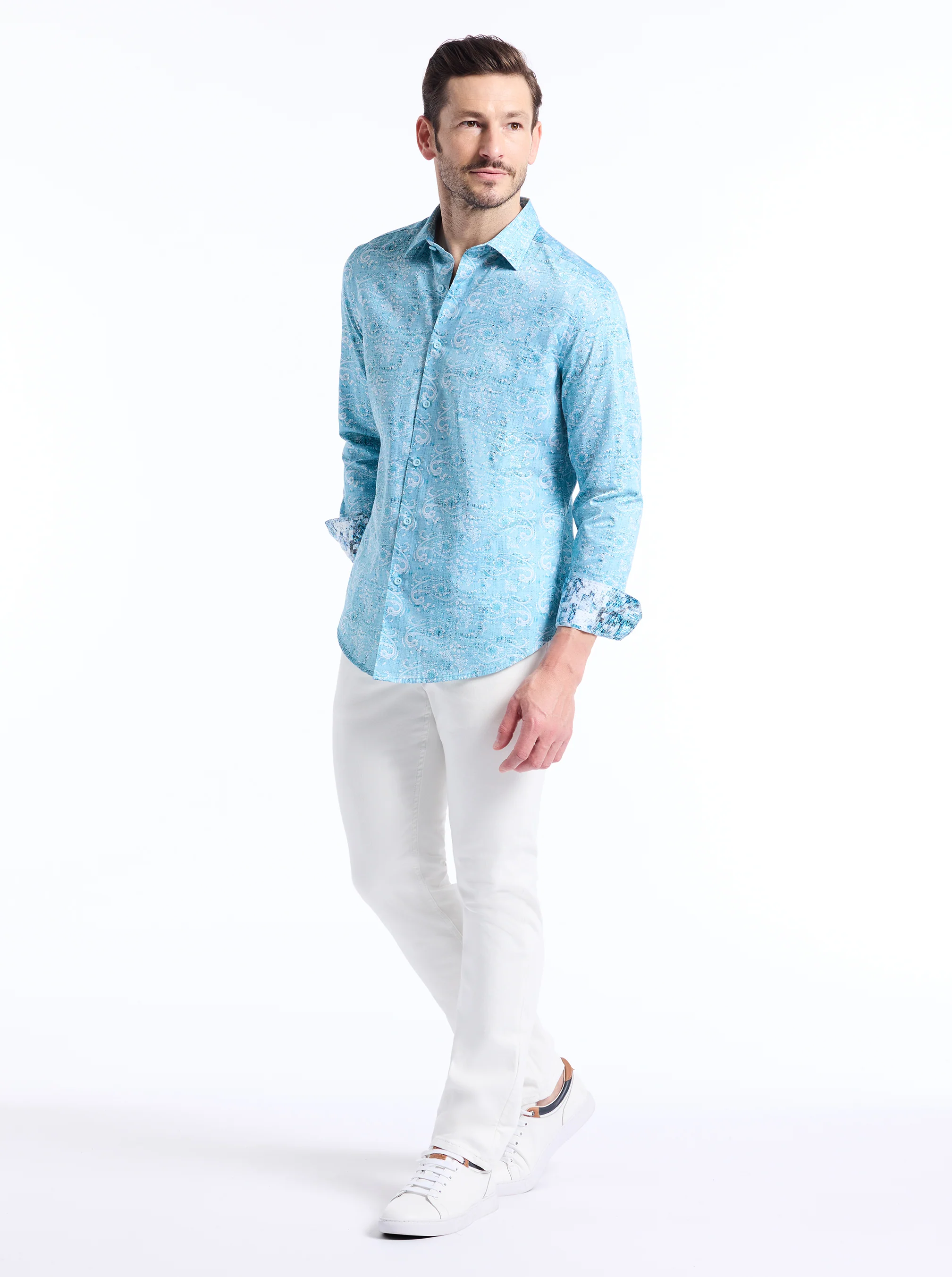 TOWAN LONG SLEEVE BUTTON DOWN SHIRT - Image 7