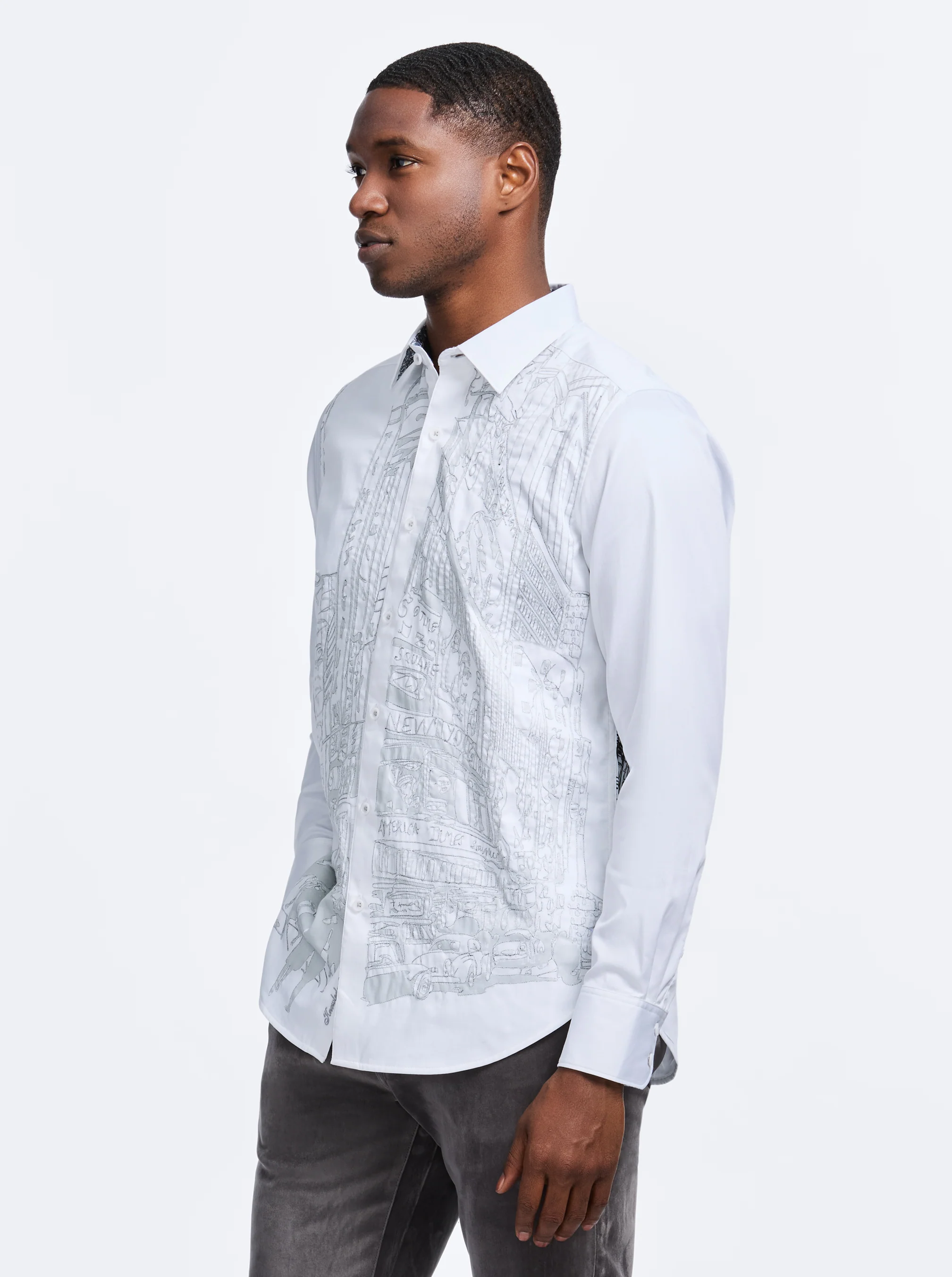 URBAN CLASSICS LONG SLEEVE BUTTON DOWN SHIRT - Image 5