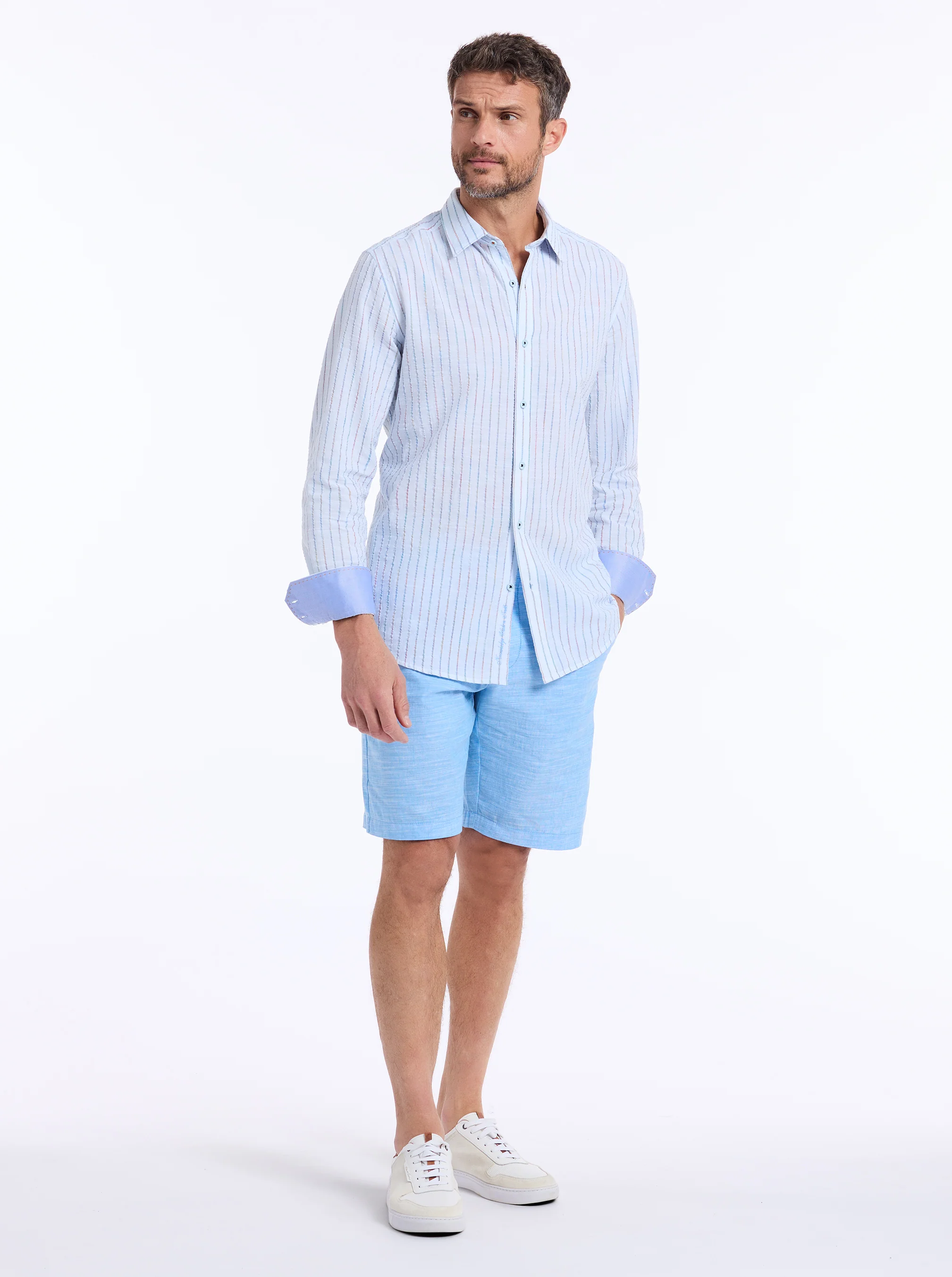 WYTHBURN LONG SLEEVE BUTTON DOWN SHIRT - Image 7